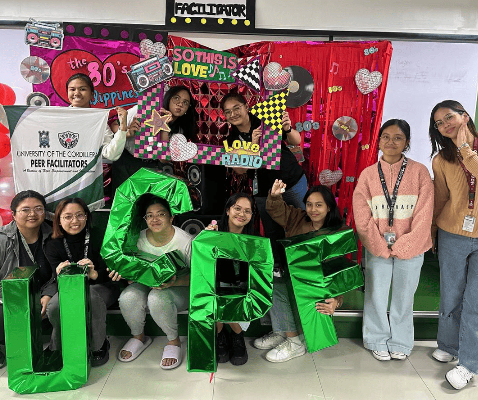 THROWBACK TO THE ‘80s THIS MONTH OF LOVE! The UC-Peer Facilitators joins in on the celebration of Love Month